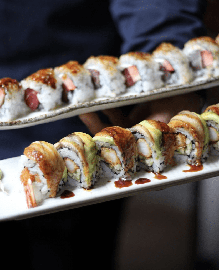 rollo sushi tempura