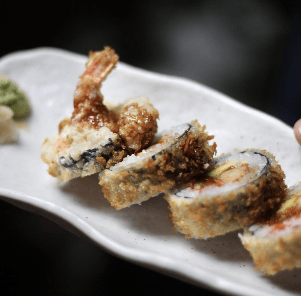 Sushi tempura langostino
